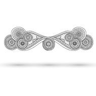 Henna Paisley Mehndi Doodles Abstract Floral Design Element