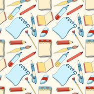 Notes seamless color pattern