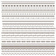 Hand drawn design borders N4