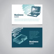 Sketchy business cards N2