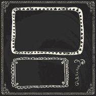 Doodle frame Chalkboard N5
