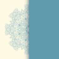 Circle lace hand-drawn abstract background Ornament card Ornamental round pattern N21