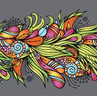 Abstract nature seamless pattern