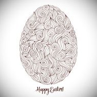 Doodles ornament easter egg N5