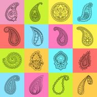 Paisley set line