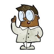 Cartoon Scientist N22