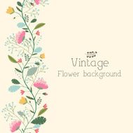 flower background concept of retro style color N7