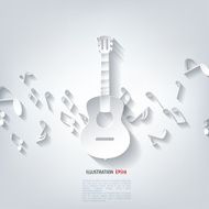 Guitar icon Music background N4