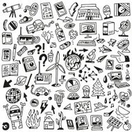Ecology - big doodles set