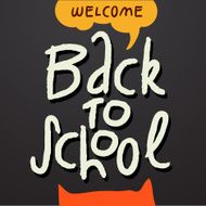 Welcome back to school background N9