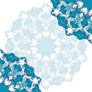 hand-drawing ornamental abstract lace background for use in design N9