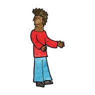 cartoon disgusted man N15