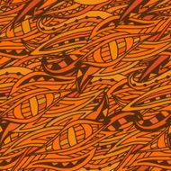 Fullcolor fantastic doodle pattern Vector illustration Backgro