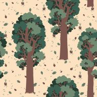 Seamless texture redwoods in the forest