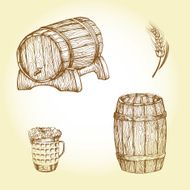 Beer-theme drawings