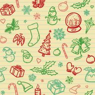 Seamless Christmas Background N8