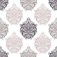 Seamless Floral Pattern (Vector) Hand Drawn Texture N170