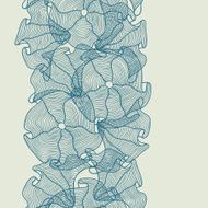 Hand drawn seamless floral pattern N7