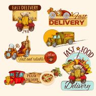 Delivery Emblems Set