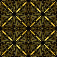 Seamless Abstract Tribal Pattern (Vector) N8