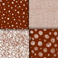 Vector seamless pattern set N5