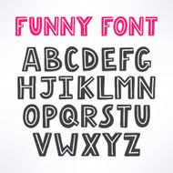 cute funny font N2