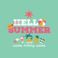 Hello summer holiday