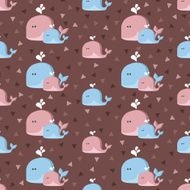funny simple whales pattern N2