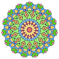 bright hand-drawing ornamental abstract lace background N5