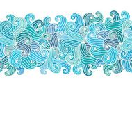 Hand drawn wavy background N15