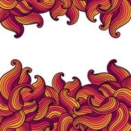 Hand drawn wavy background N16