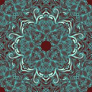 Turquoise color seamless pattern Vector 10 EPS N2