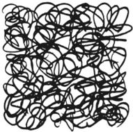 Black And White Abstract Pencil Scribble
