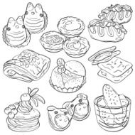 Cutie bread and cakes