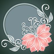Vector Colored Floral Background Hand Drawn Texture N83