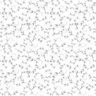 Fragile Leaves Line Art Seamless Pattern