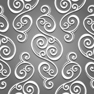 Seamless Ornate Pattern (Vector) Hand Drawn Texture N163