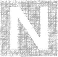 Freehand Typography Letter n N5