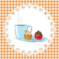 Afternoon snack with cupcakes N2