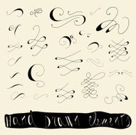 Hand drawn decorative elements
