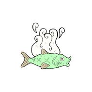 comic cartoon smelly fish