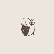 Owl doodle cartoon N3