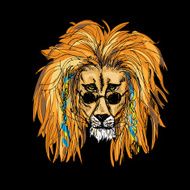 Hipster Lion Color