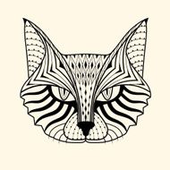 cat zentangle