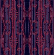 Ethnic abstract hand-drawn seamless pattern Colorful and ragged N4
