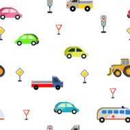 Seamless pattern transport flat