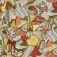 seamless doodle pattern N9