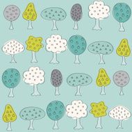Garden pattern with different fruit trees N6