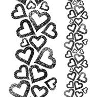 Love theme seamless background hearts pattern N3