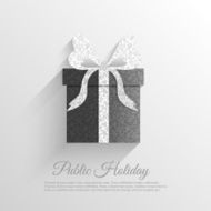 colorful vintage gift postcard set icons concept Vector illustration design